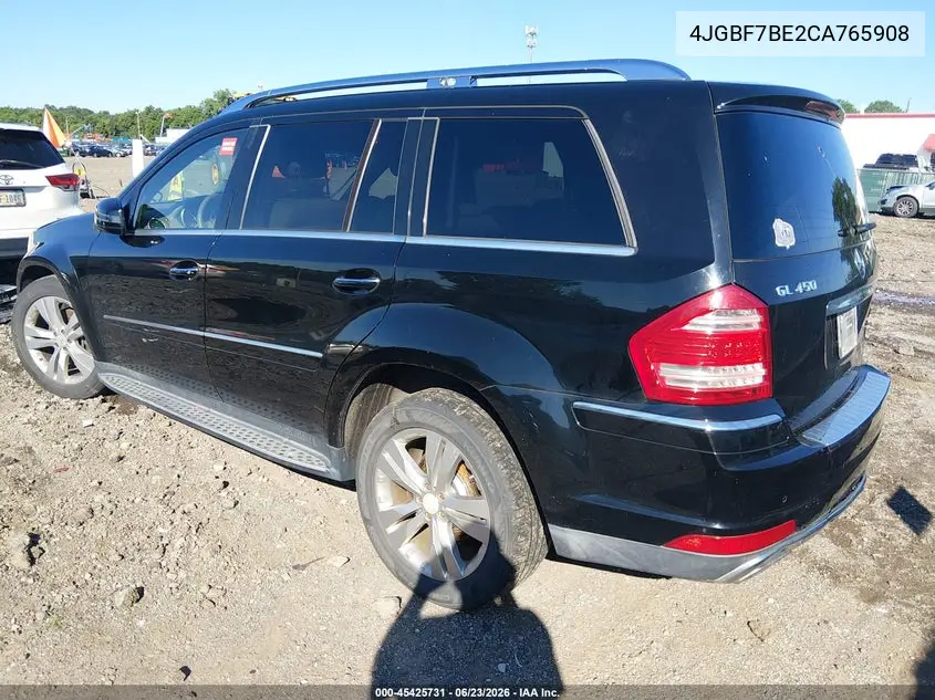 2012 Mercedes-Benz Gl 450 4Matic VIN: 4JGBF7BE2CA765908 Lot: 45425731