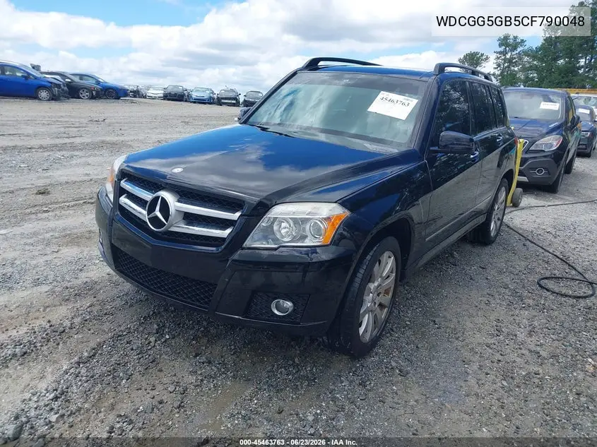 2012 Mercedes-Benz Glk 350 VIN: WDCGG5GB5CF790048 Lot: 45463763