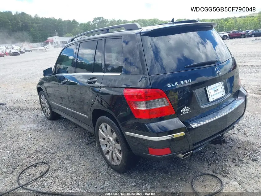 2012 Mercedes-Benz Glk 350 VIN: WDCGG5GB5CF790048 Lot: 45463763