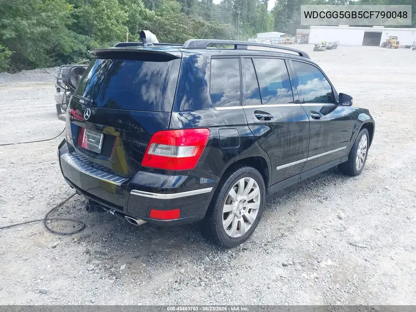 2012 Mercedes-Benz Glk 350 VIN: WDCGG5GB5CF790048 Lot: 45463763