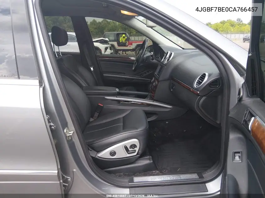2012 Mercedes-Benz Gl 450 4Matic VIN: 4JGBF7BE0CA766457 Lot: 45610087