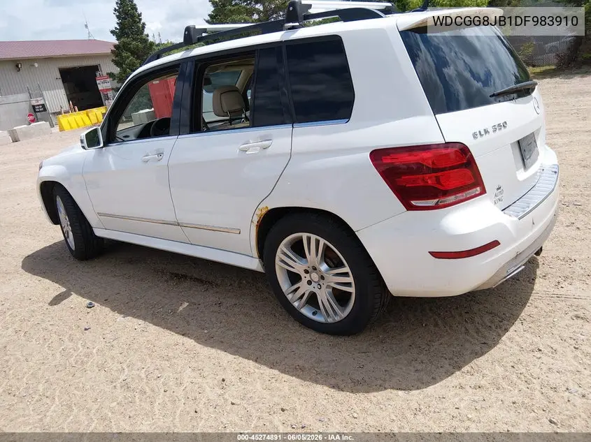 2013 Mercedes-Benz Glk 350 4Matic VIN: WDCGG8JB1DF983910 Lot: 45274891