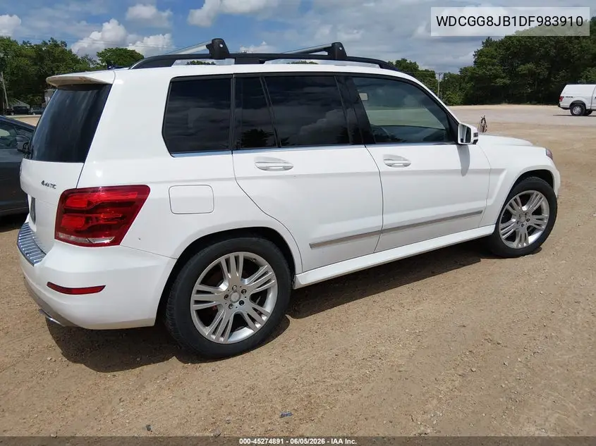2013 Mercedes-Benz Glk 350 4Matic VIN: WDCGG8JB1DF983910 Lot: 45274891