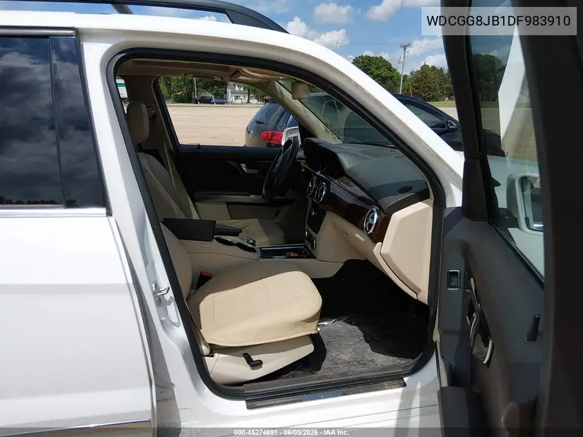 2013 Mercedes-Benz Glk 350 4Matic VIN: WDCGG8JB1DF983910 Lot: 45274891