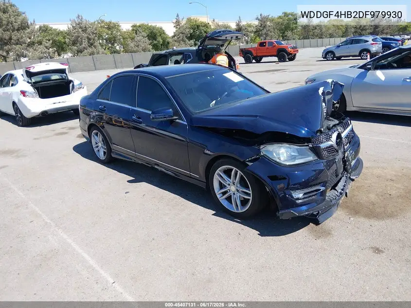 2013 Mercedes-Benz C 250 Sport VIN: WDDGF4HB2DF979930 Lot: 45407131