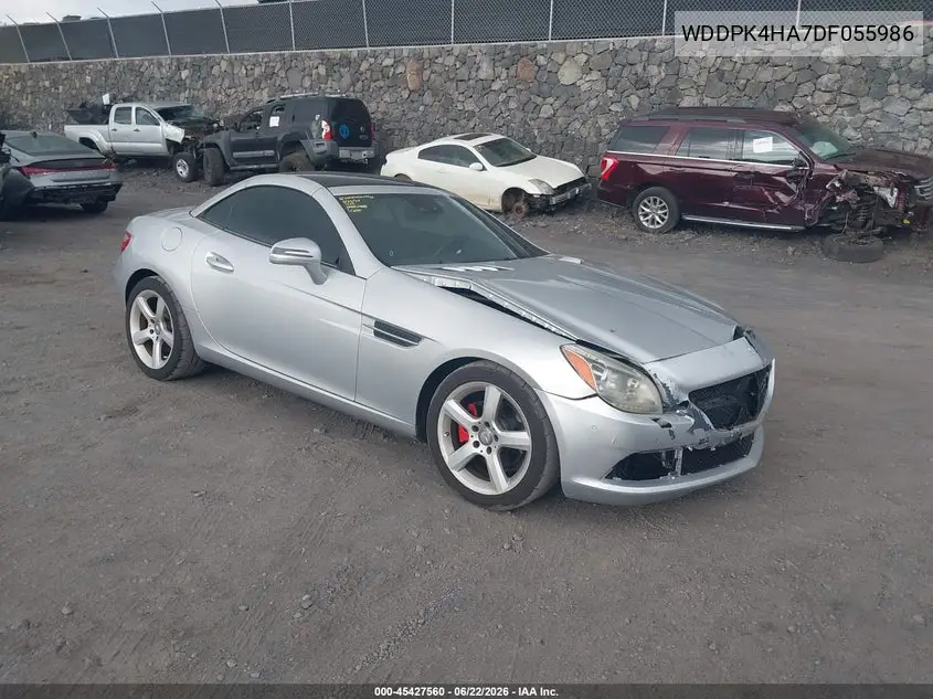 2013 Mercedes-Benz Slk 250 VIN: WDDPK4HA7DF055986 Lot: 45427560