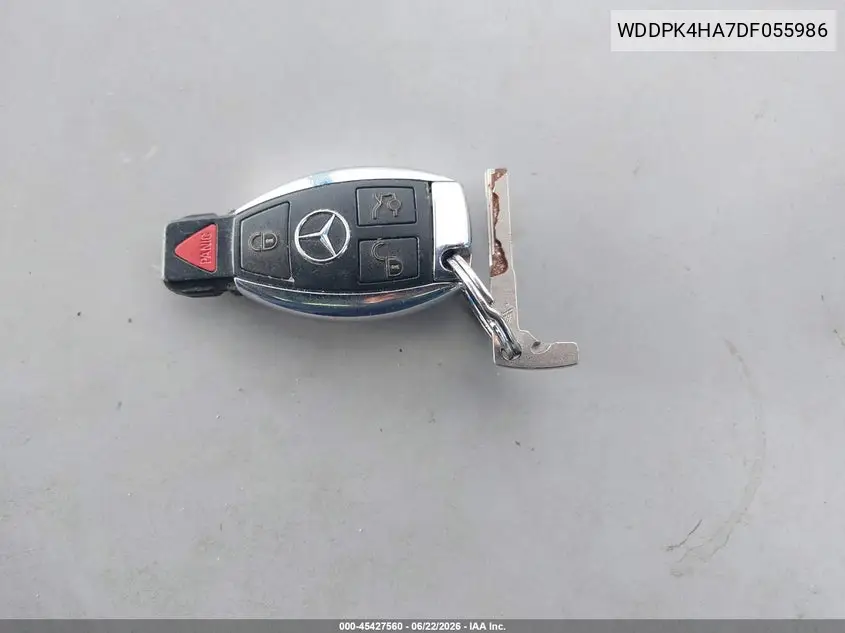 2013 Mercedes-Benz Slk 250 VIN: WDDPK4HA7DF055986 Lot: 45427560