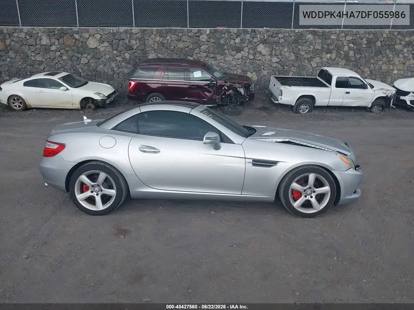 2013 Mercedes-Benz Slk 250 VIN: WDDPK4HA7DF055986 Lot: 45427560