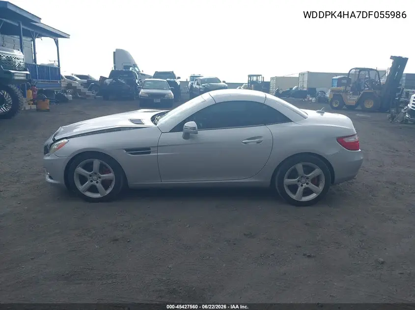 2013 Mercedes-Benz Slk 250 VIN: WDDPK4HA7DF055986 Lot: 45427560