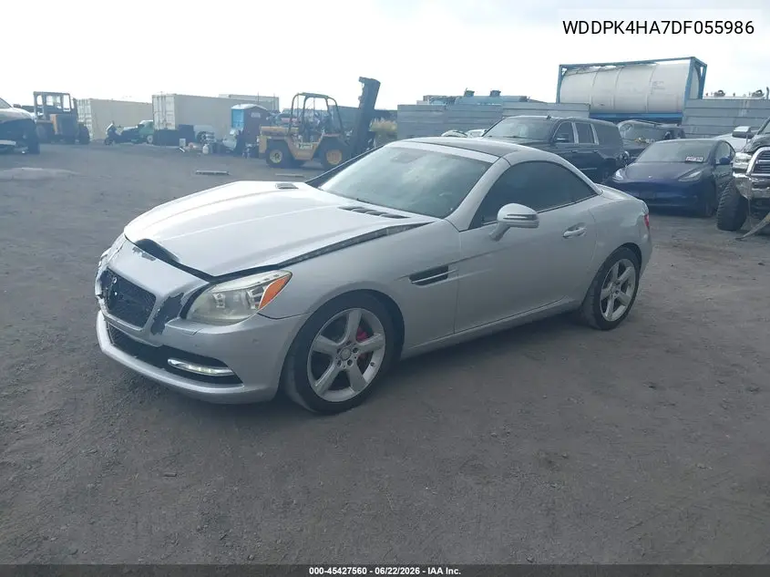 2013 Mercedes-Benz Slk 250 VIN: WDDPK4HA7DF055986 Lot: 45427560
