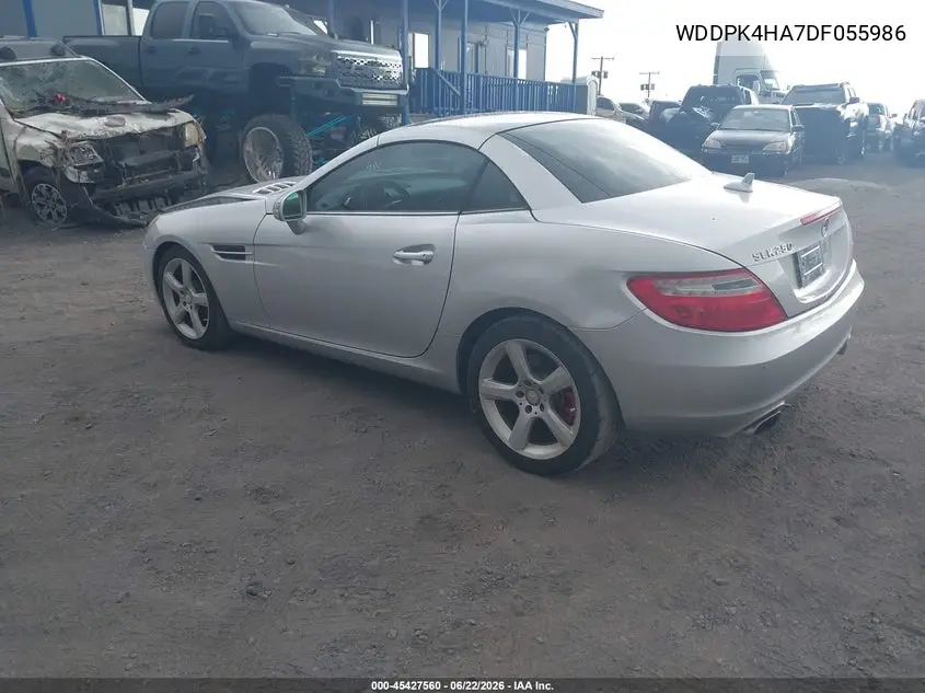 2013 Mercedes-Benz Slk 250 VIN: WDDPK4HA7DF055986 Lot: 45427560