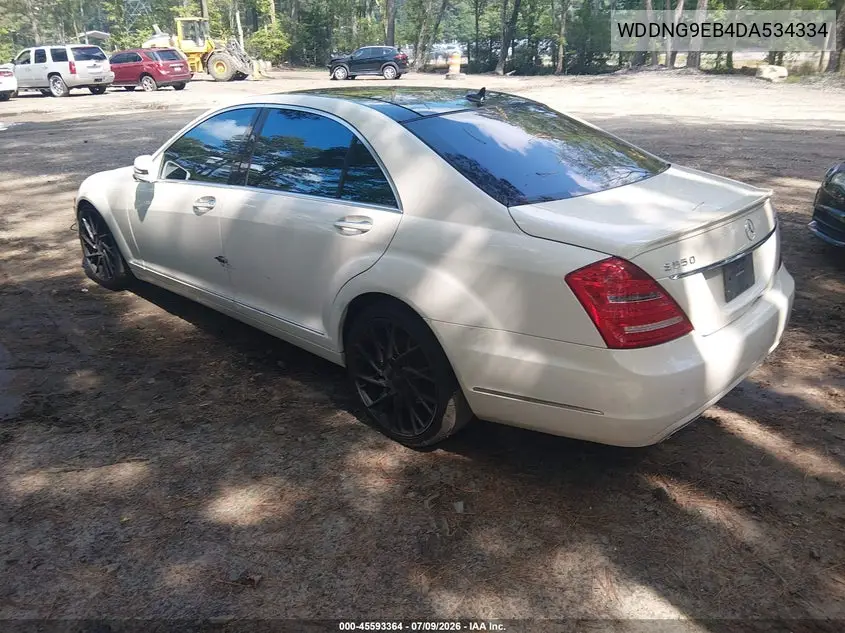2013 Mercedes-Benz S 550 4Matic VIN: WDDNG9EB4DA534334 Lot: 45593364