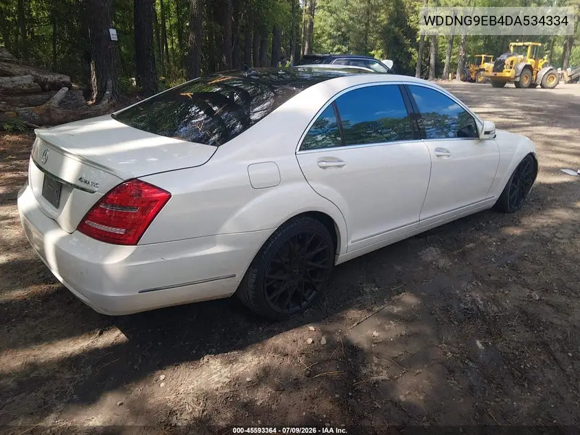 2013 Mercedes-Benz S 550 4Matic VIN: WDDNG9EB4DA534334 Lot: 45593364