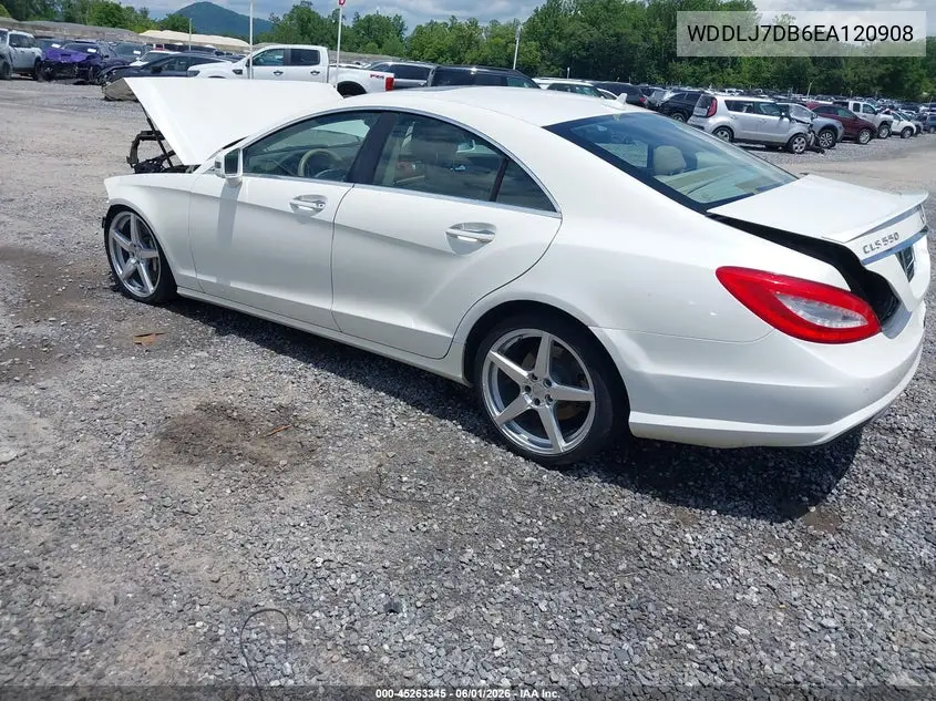 2014 Mercedes-Benz Cls 550 VIN: WDDLJ7DB6EA120908 Lot: 45263345