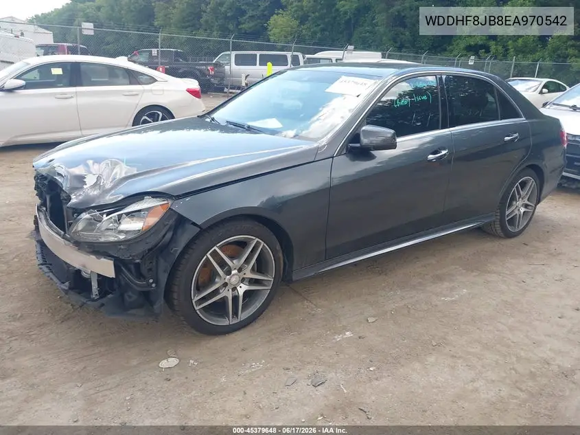 2014 Mercedes-Benz E 350 4Matic VIN: WDDHF8JB8EA970542 Lot: 45379648