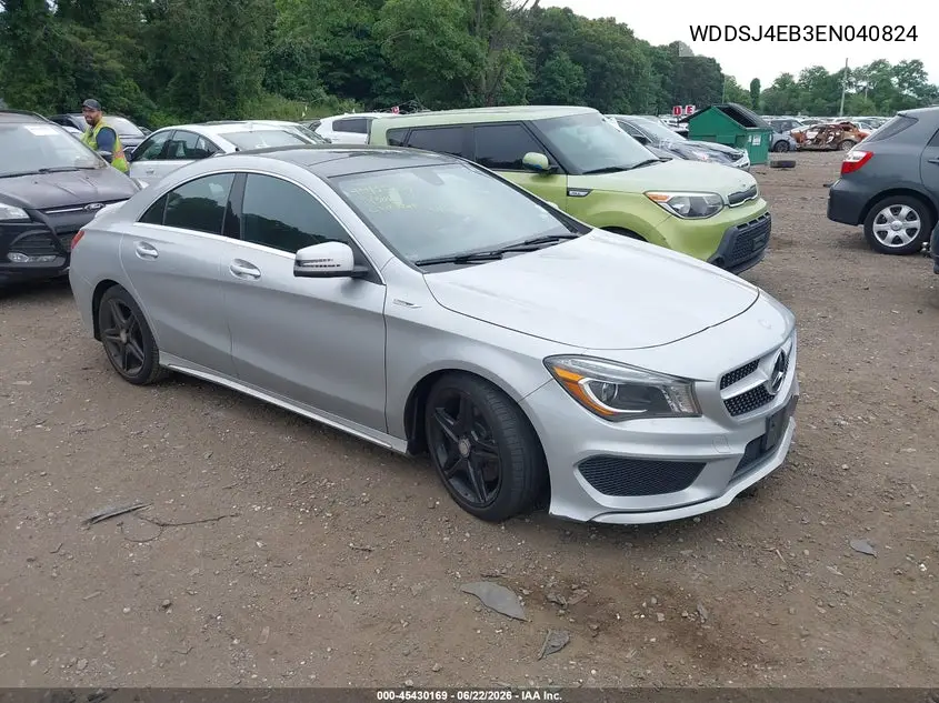 2014 Mercedes-Benz Cla 250 VIN: WDDSJ4EB3EN040824 Lot: 45430169