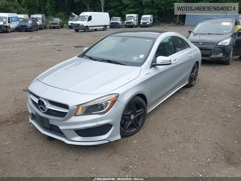 2014 Mercedes-Benz Cla 250 VIN: WDDSJ4EB3EN040824 Lot: 45430169