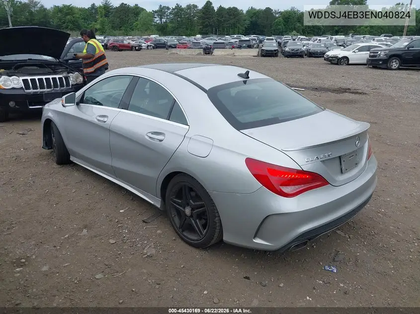 2014 Mercedes-Benz Cla 250 VIN: WDDSJ4EB3EN040824 Lot: 45430169