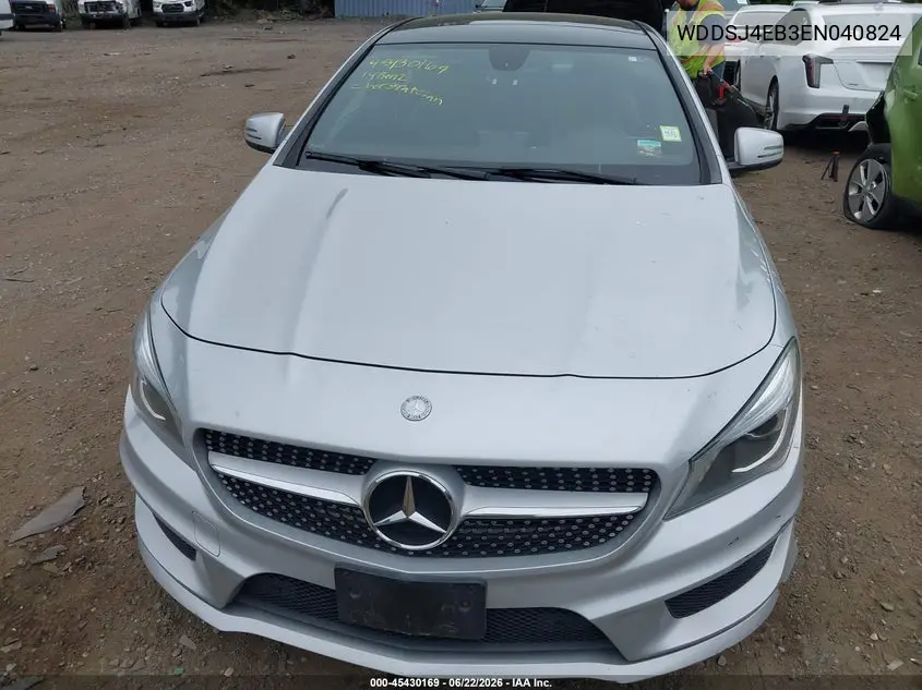 2014 Mercedes-Benz Cla 250 VIN: WDDSJ4EB3EN040824 Lot: 45430169