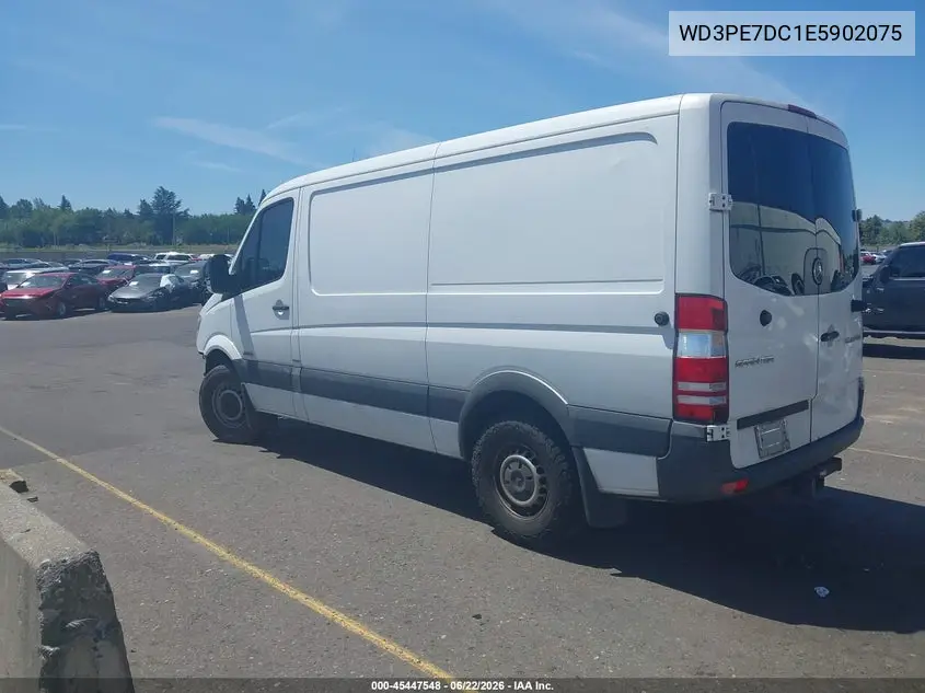 2014 Mercedes-Benz Sprinter 2500 Normal Roof VIN: WD3PE7DC1E5902075 Lot: 45447548