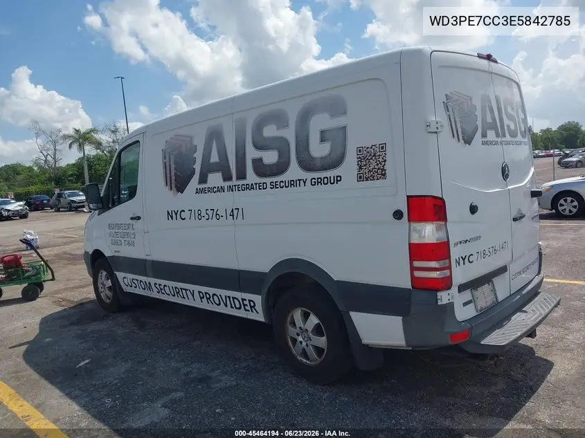 2014 Mercedes-Benz Sprinter 2500 Normal Roof VIN: WD3PE7CC3E5842785 Lot: 45464194