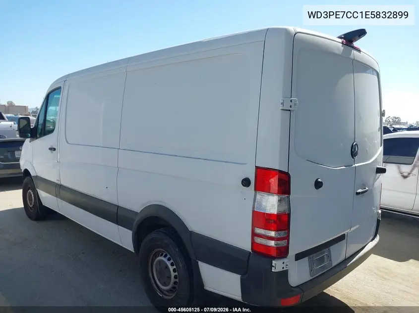 2014 Mercedes-Benz Sprinter 2500 Normal Roof VIN: WD3PE7CC1E5832899 Lot: 45605125