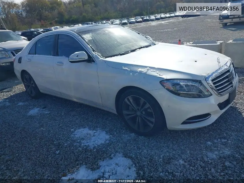 WDDUG8FB4FA096356 2015 Mercedes-Benz S 550 4Matic