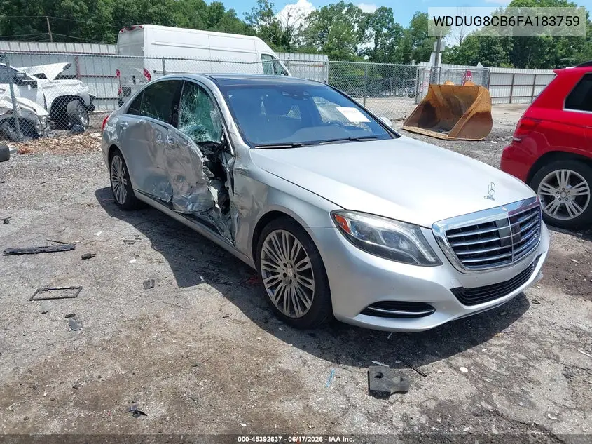 2015 Mercedes-Benz S 550 VIN: WDDUG8CB6FA183759 Lot: 45392637