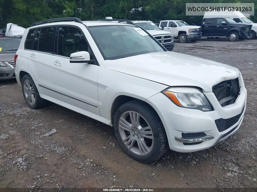 2015 Mercedes-Benz Glk 350 VIN: WDCGG5HB1FG391263 Lot: 45444611