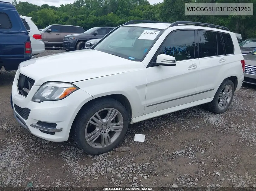 2015 Mercedes-Benz Glk 350 VIN: WDCGG5HB1FG391263 Lot: 45444611
