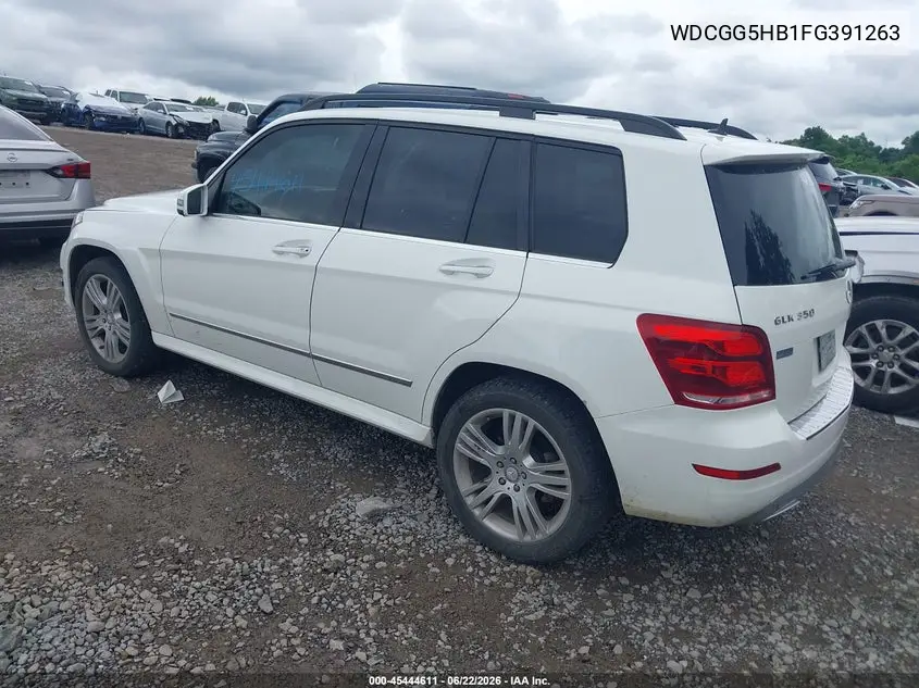 2015 Mercedes-Benz Glk 350 VIN: WDCGG5HB1FG391263 Lot: 45444611