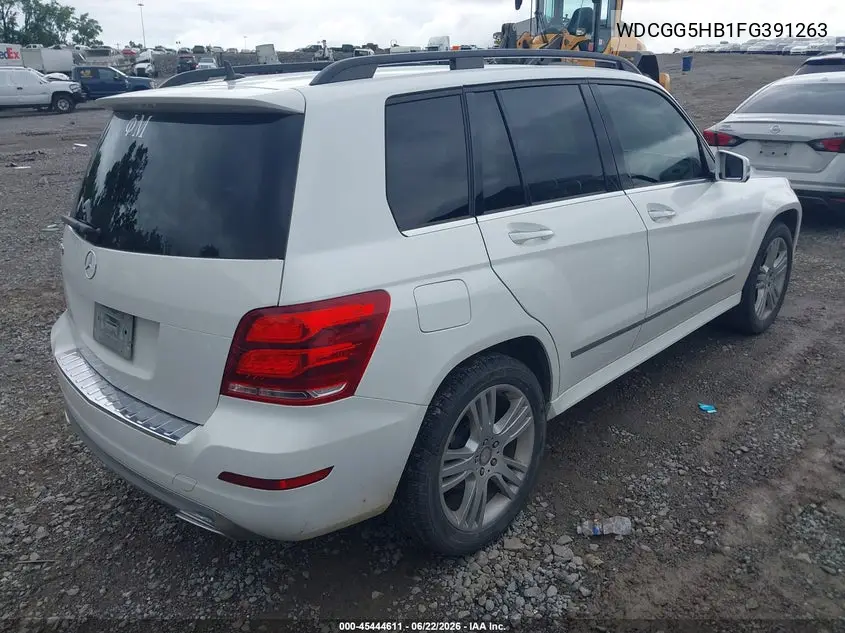 2015 Mercedes-Benz Glk 350 VIN: WDCGG5HB1FG391263 Lot: 45444611