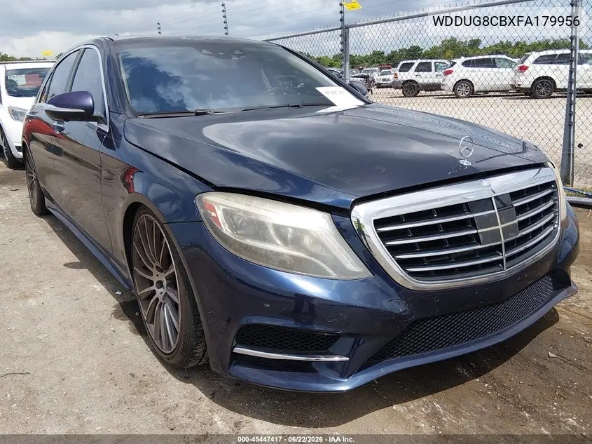 2015 Mercedes-Benz S 550 VIN: WDDUG8CBXFA179956 Lot: 45447417