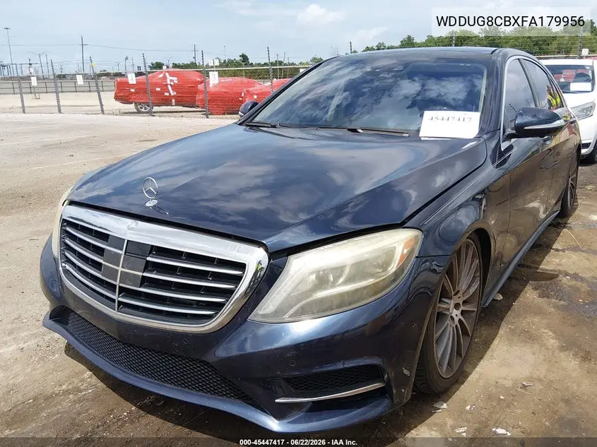 2015 Mercedes-Benz S 550 VIN: WDDUG8CBXFA179956 Lot: 45447417