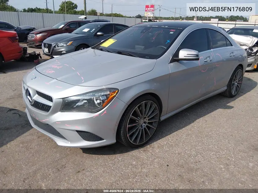 2015 Mercedes-Benz Cla 250 VIN: WDDSJ4EB5FN176809 Lot: 45467624