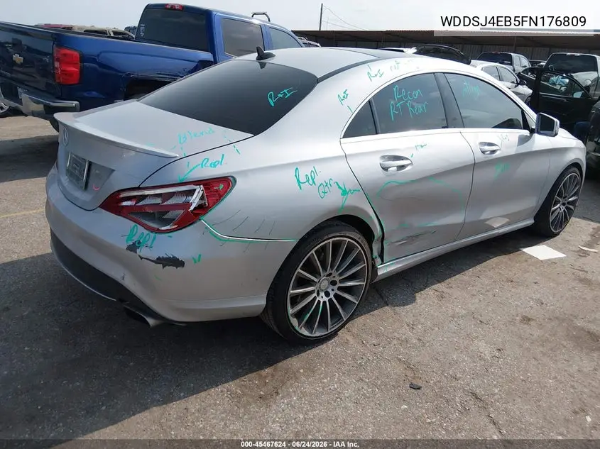 2015 Mercedes-Benz Cla 250 VIN: WDDSJ4EB5FN176809 Lot: 45467624