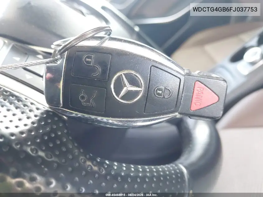 2015 Mercedes-Benz Gla 250 4Matic VIN: WDCTG4GB6FJ037753 Lot: 45468915