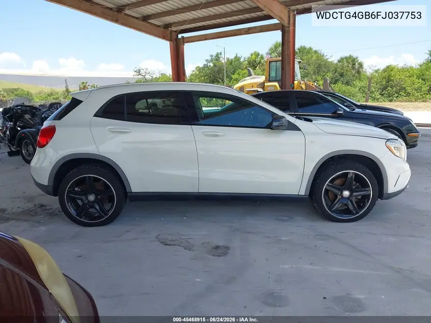 2015 Mercedes-Benz Gla 250 4Matic VIN: WDCTG4GB6FJ037753 Lot: 45468915