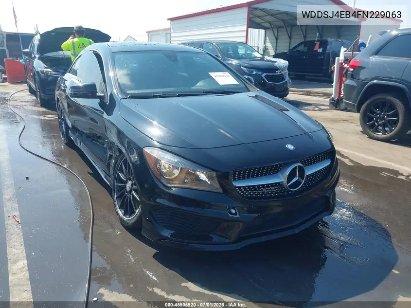 2015 Mercedes-Benz Cla 250 VIN: WDDSJ4EB4FN229063 Lot: 45506920