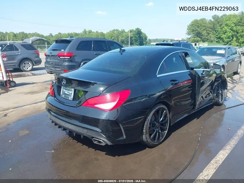 2015 Mercedes-Benz Cla 250 VIN: WDDSJ4EB4FN229063 Lot: 45506920