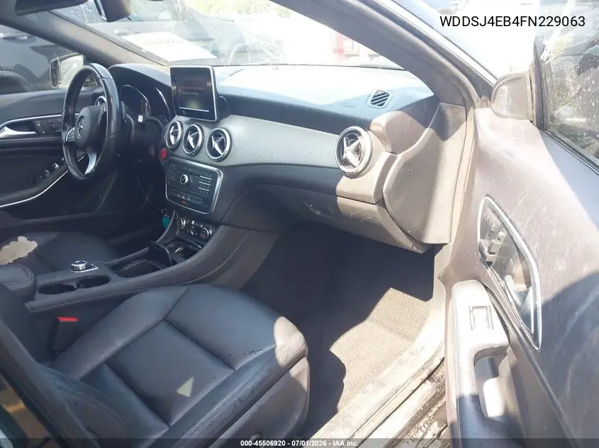 2015 Mercedes-Benz Cla 250 VIN: WDDSJ4EB4FN229063 Lot: 45506920