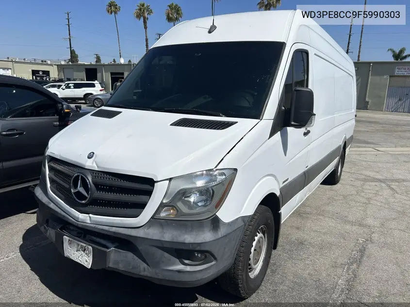 2015 Mercedes-Benz Sprinter 2500 High Roof VIN: WD3PE8CC9F5990303 Lot: 45555893