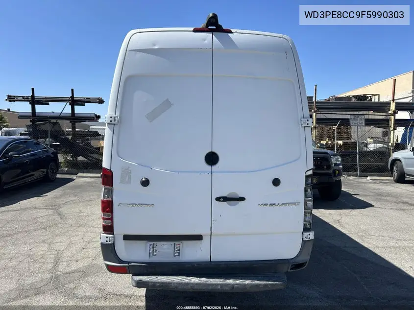 2015 Mercedes-Benz Sprinter 2500 High Roof VIN: WD3PE8CC9F5990303 Lot: 45555893