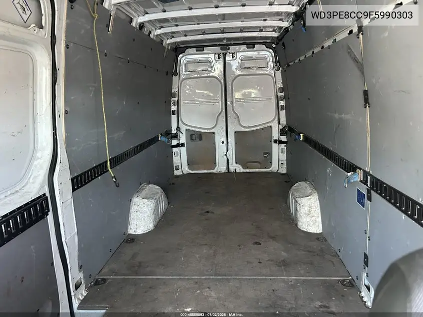 2015 Mercedes-Benz Sprinter 2500 High Roof VIN: WD3PE8CC9F5990303 Lot: 45555893