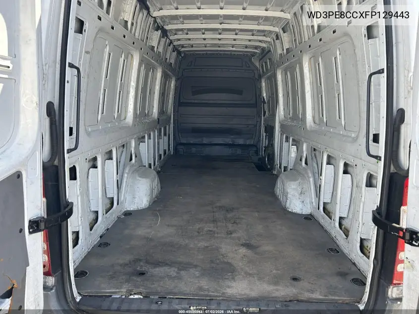 2015 Mercedes-Benz Sprinter 2500 High Roof VIN: WD3PE8CCXFP129443 Lot: 45555943