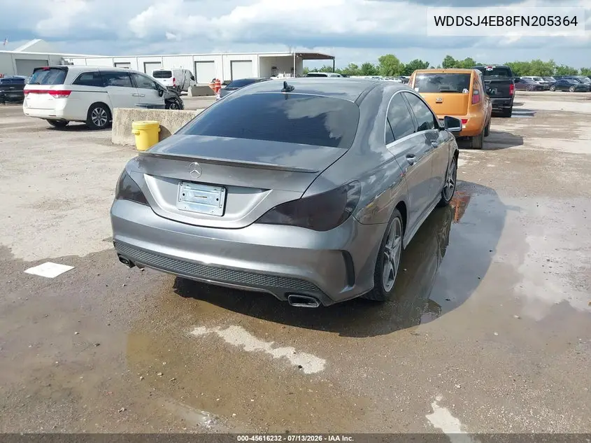 2015 Mercedes-Benz Cla 250 VIN: WDDSJ4EB8FN205364 Lot: 45616232
