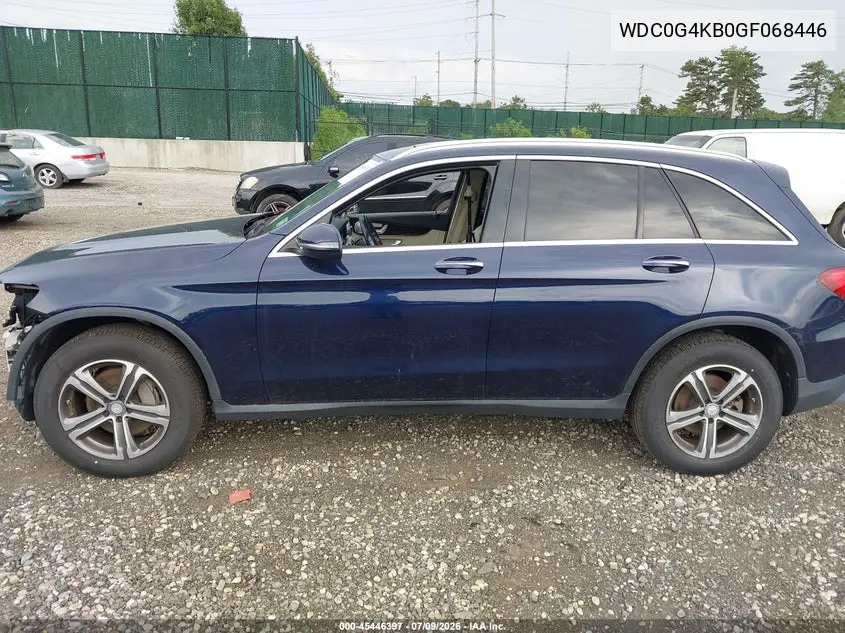 2016 Mercedes-Benz Glc 300 4Matic VIN: WDC0G4KB0GF068446 Lot: 45446397