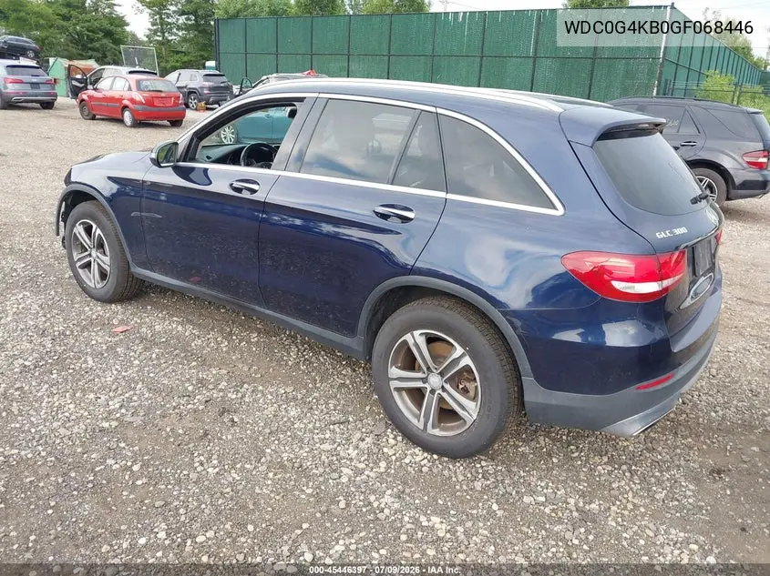 2016 Mercedes-Benz Glc 300 4Matic VIN: WDC0G4KB0GF068446 Lot: 45446397