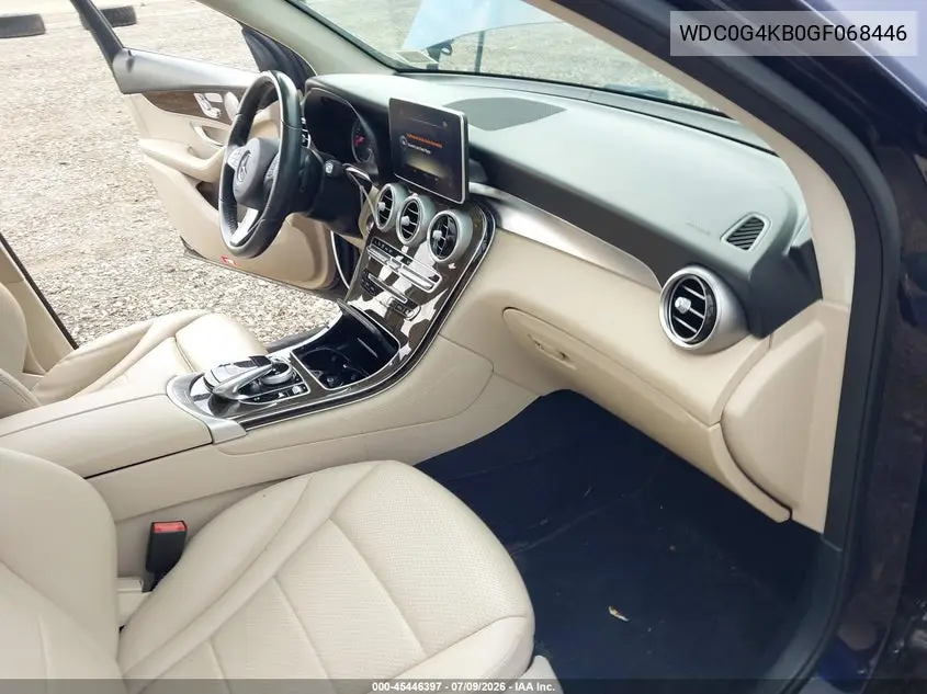 2016 Mercedes-Benz Glc 300 4Matic VIN: WDC0G4KB0GF068446 Lot: 45446397