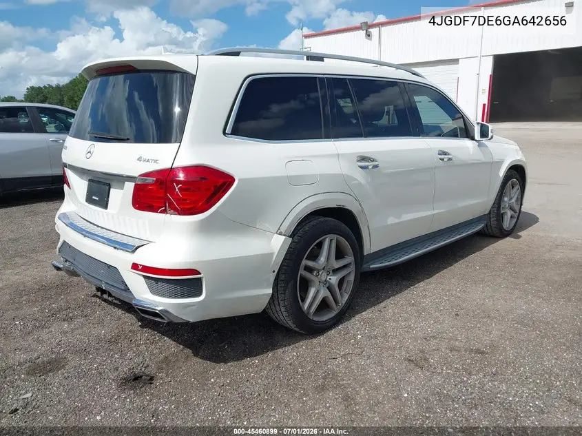 2016 Mercedes-Benz Gl 550 4Matic VIN: 4JGDF7DE6GA642656 Lot: 45460899